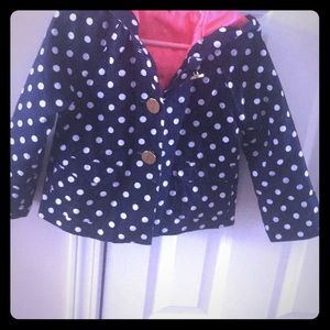 Baby Gap 3T Polka Dot Jacket